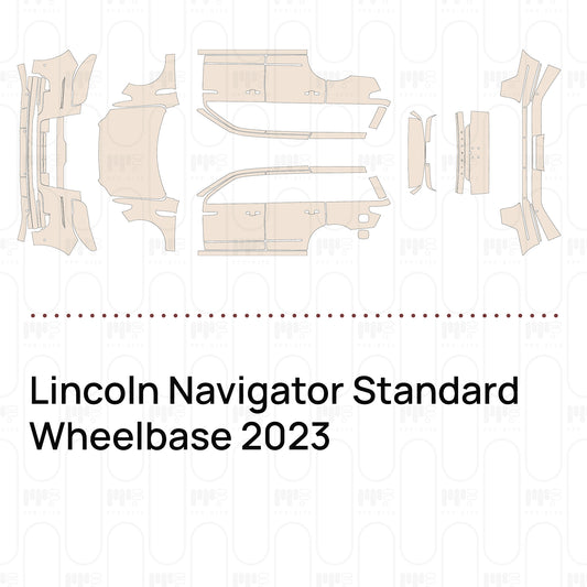 PPF prédécoupé Lincoln Navigator Standard Wheelbase 2023