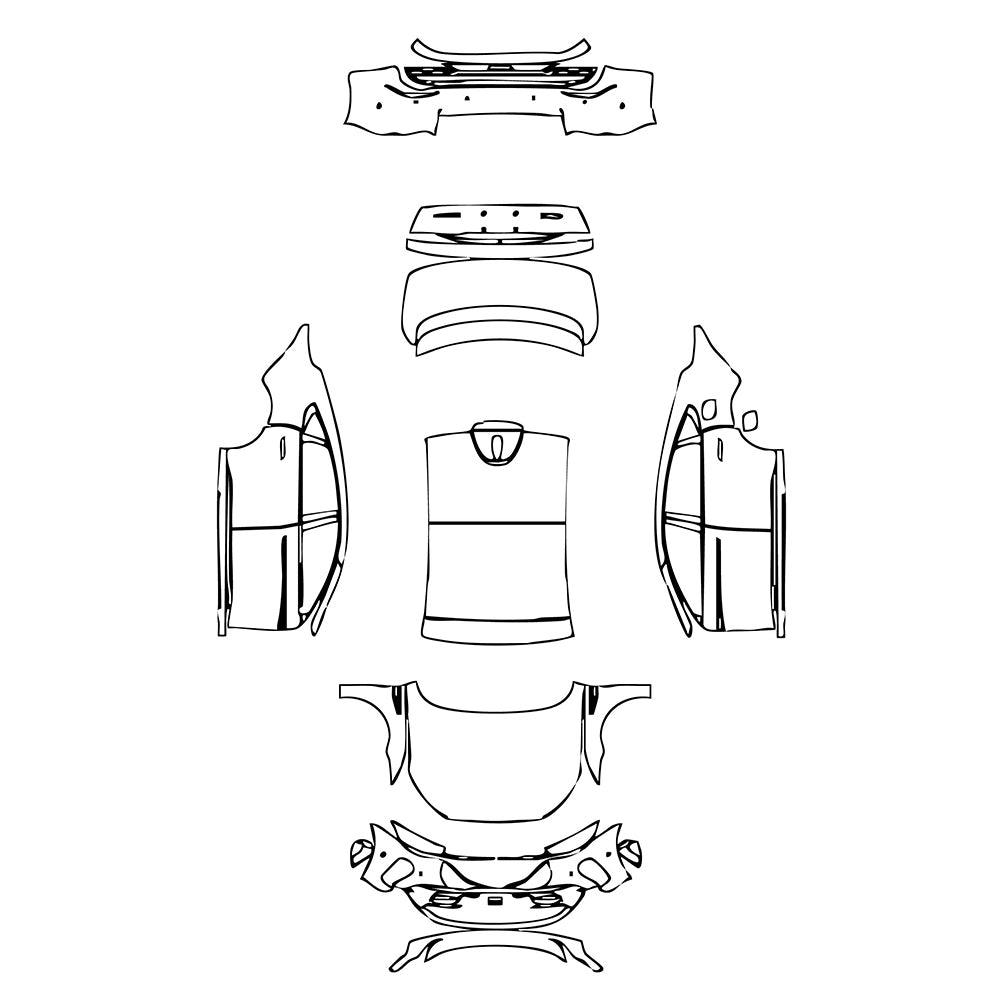 Pre-Cut PPF Lincoln Zephyr Luxury 2022 - PPF-Kits