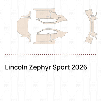 PPF prédécoupé Lincoln Zephyr Sport 2026