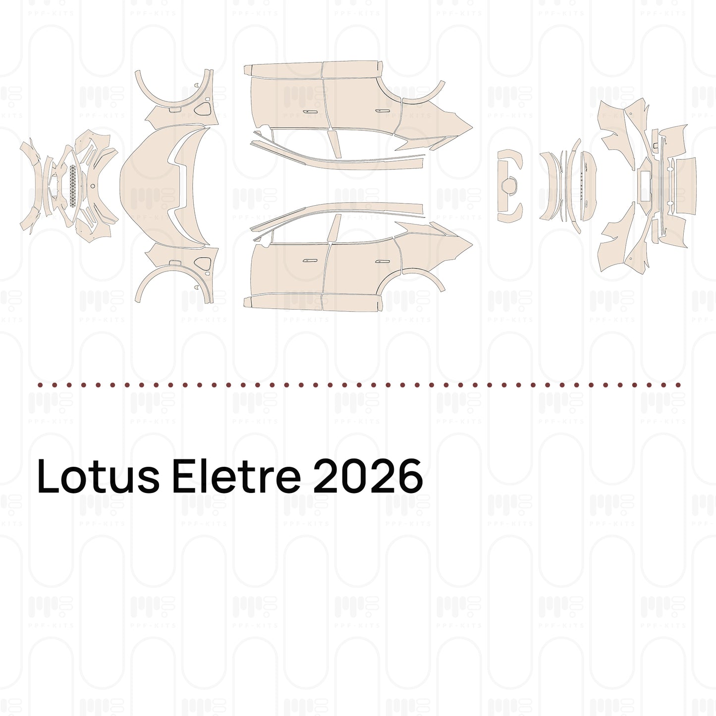 PPF prédécoupé Lotus Eletre 2026