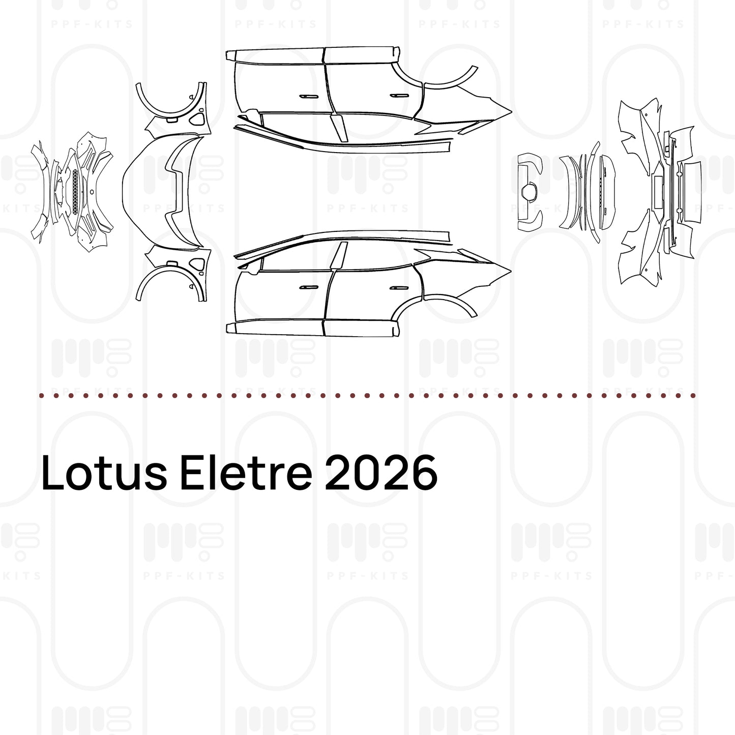 PPF prédécoupé Lotus Eletre 2026