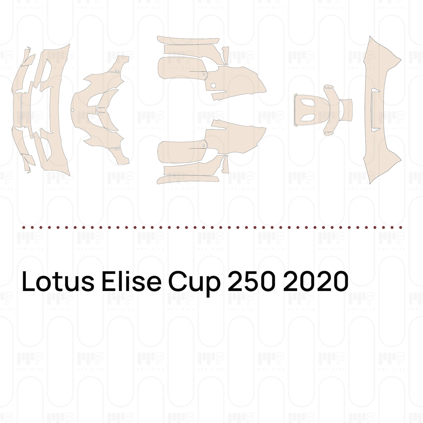 PPF prédécoupé Lotus Elise Cup 250 2020
