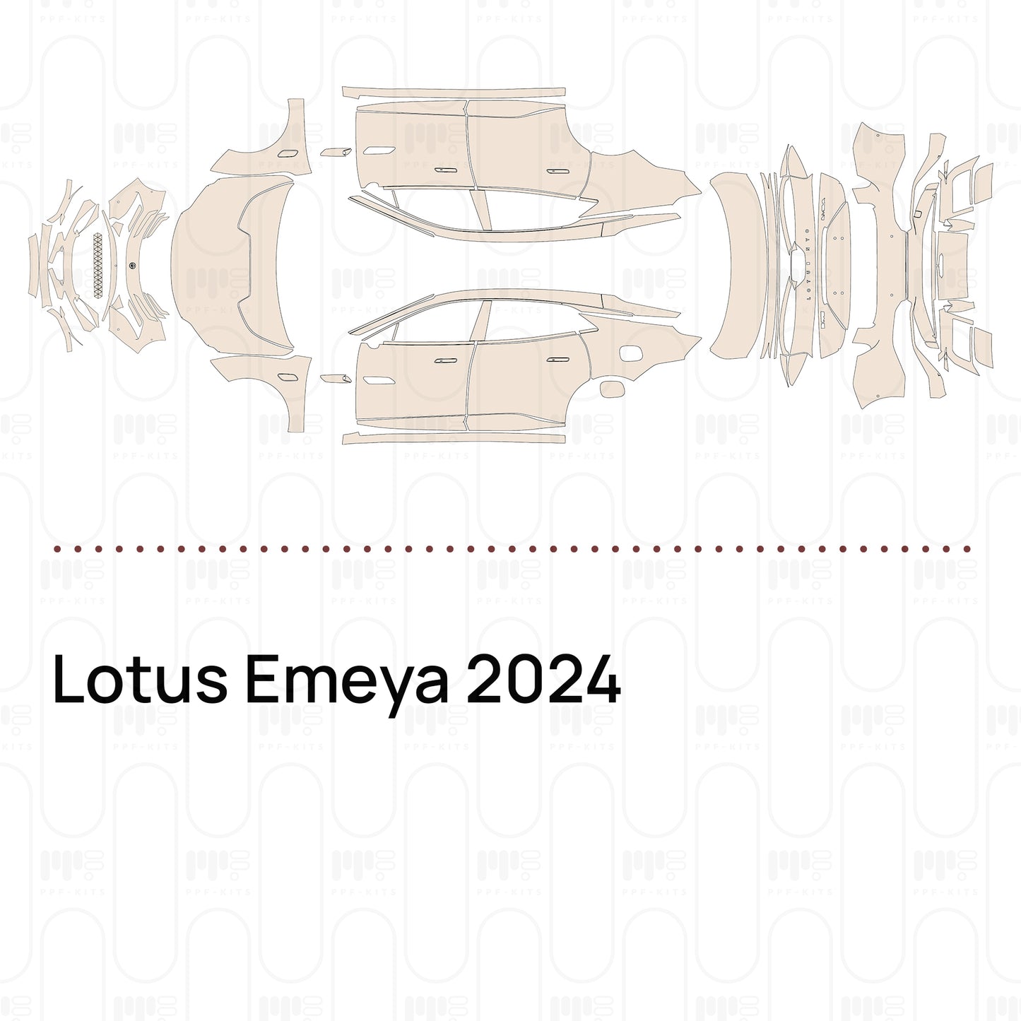 PPF prédécoupé Lotus Emeya 2024