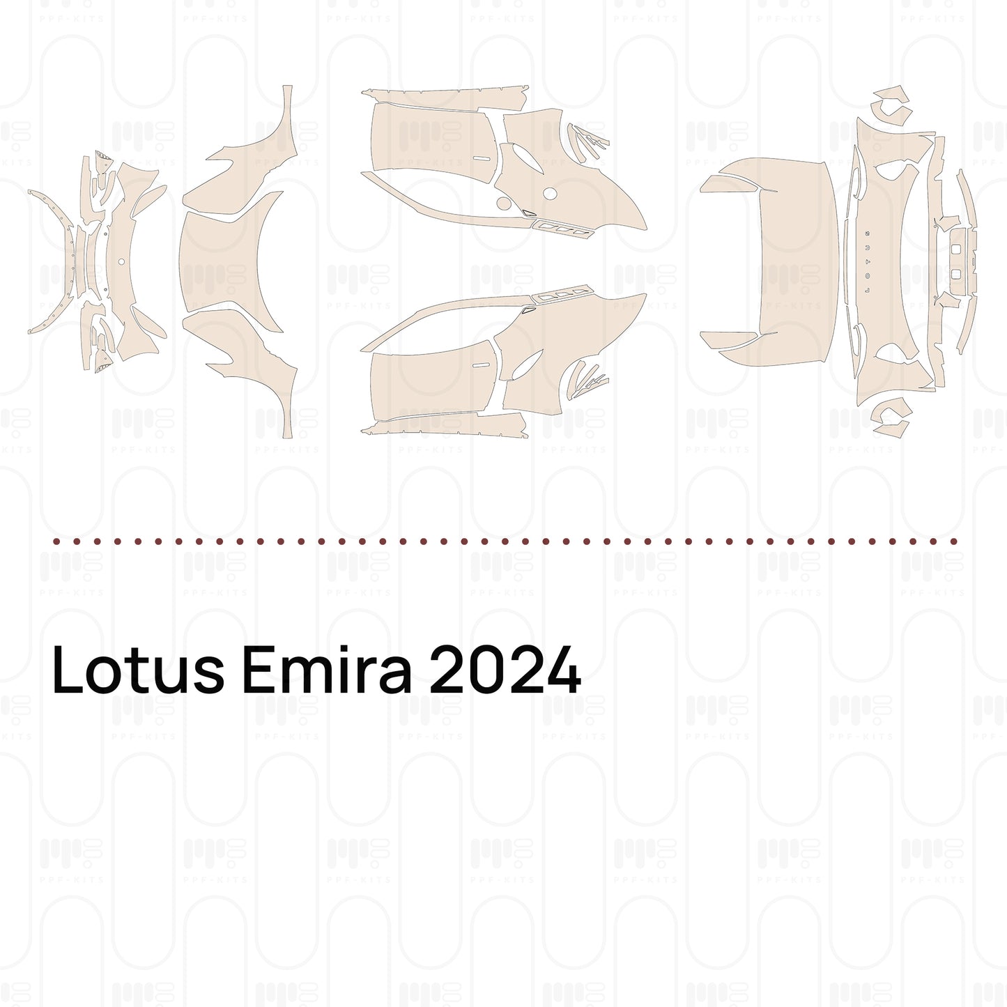 PPF prédécoupé Lotus Emira 2024
