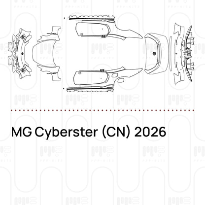 PPF prédécoupé MG Cyberster (CN) 2026