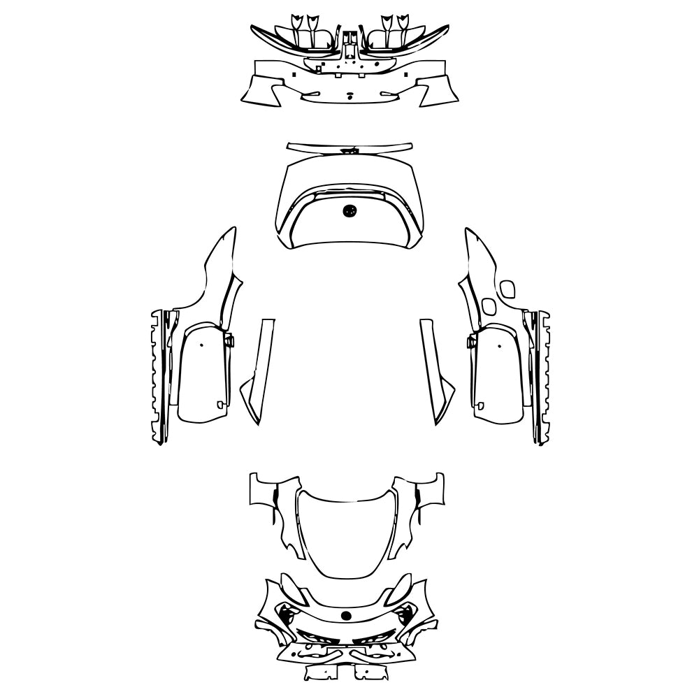 Pre-Cut PPF MG Cyberster (EU) 2025 - PPF-Kits