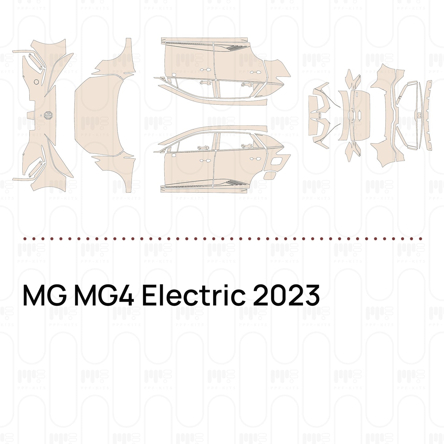 PPF prédécoupé MG MG4 Electric 2023