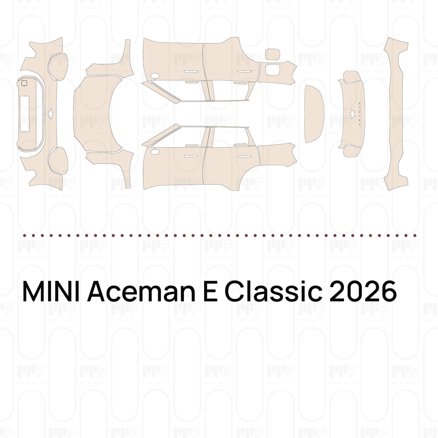 PPF prédécoupé MINI Aceman E Classic 2026