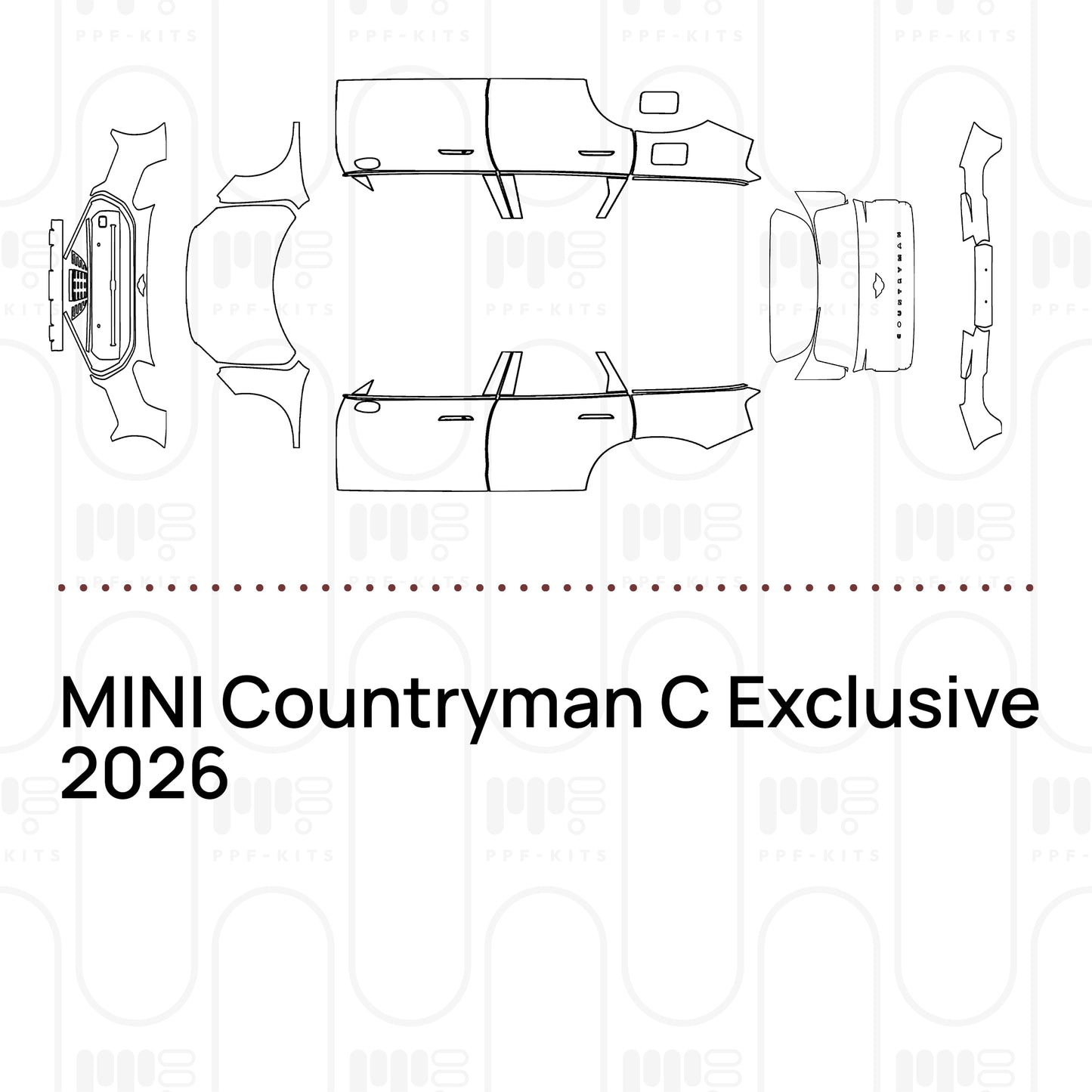 PPF prédécoupé MINI Countryman C Exclusive 2026