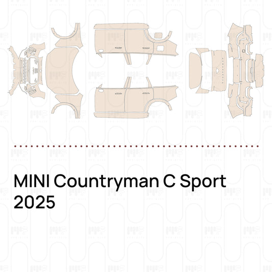 PPF prédécoupé MINI Countryman C Sport 2025