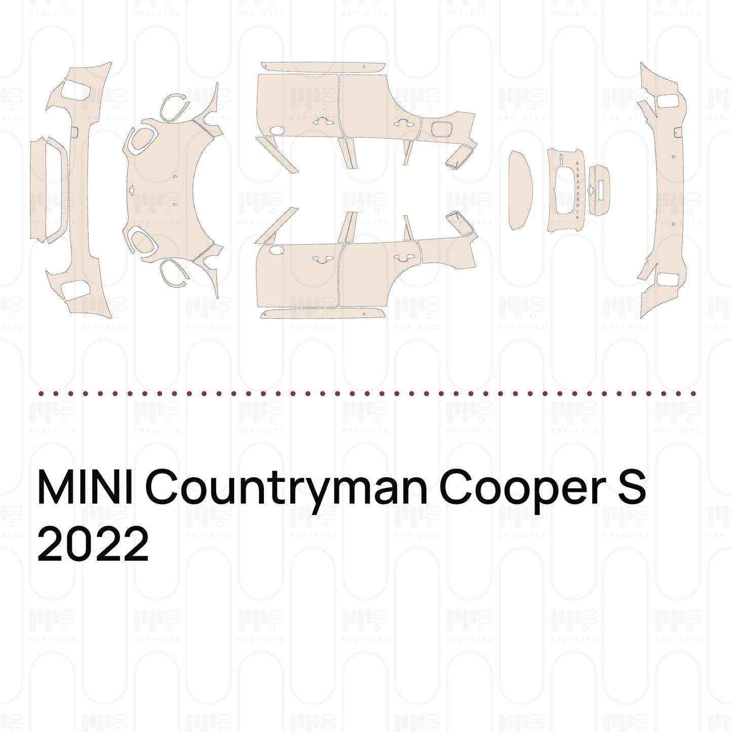 PPF prédécoupé MINI Countryman Cooper S 2022