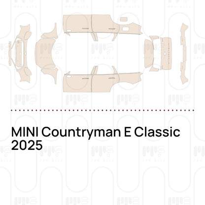 PPF prédécoupé MINI Countryman E Classic 2025