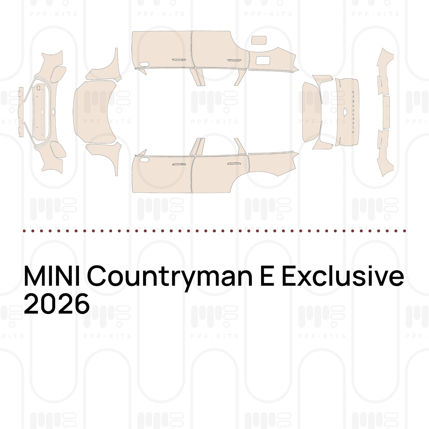 PPF prédécoupé MINI Countryman E Exclusive 2026