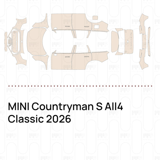 PPF prédécoupé MINI Countryman S All4 Classic 2026