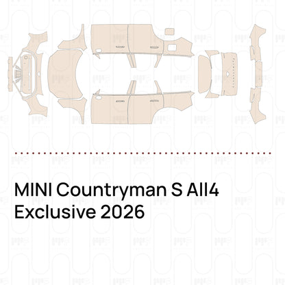 PPF prédécoupé MINI Countryman S All4 Exclusive 2026