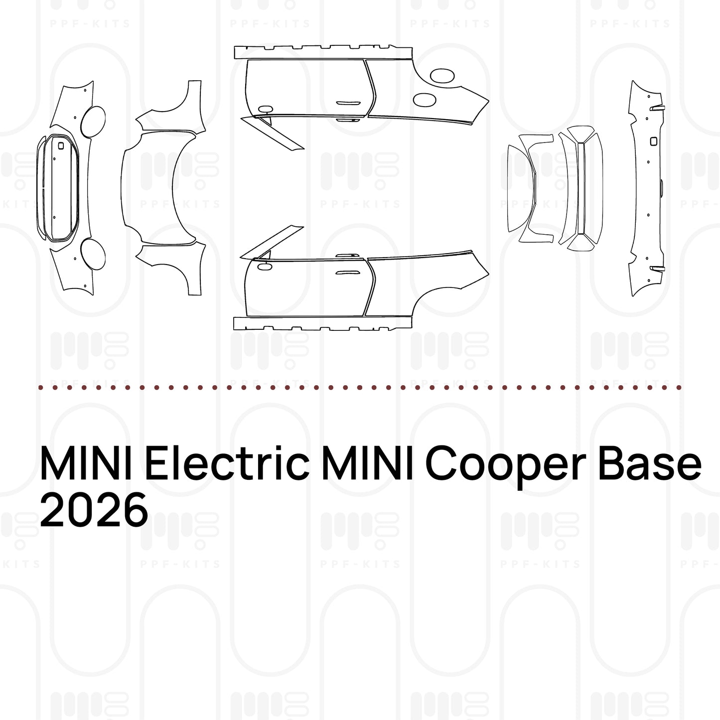 PPF prédécoupé MINI Electric MINI Cooper Base 2026