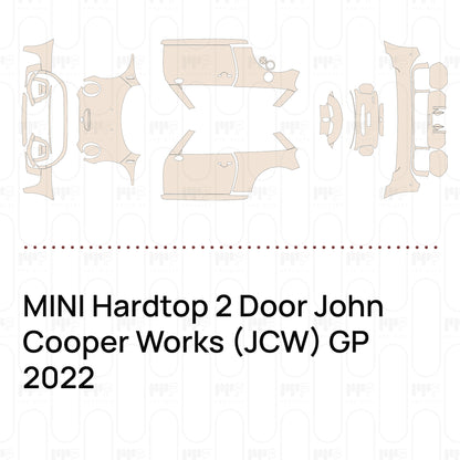 PPF prédécoupé MINI Hardtop 2 Door John Cooper Works (JCW) GP 2022