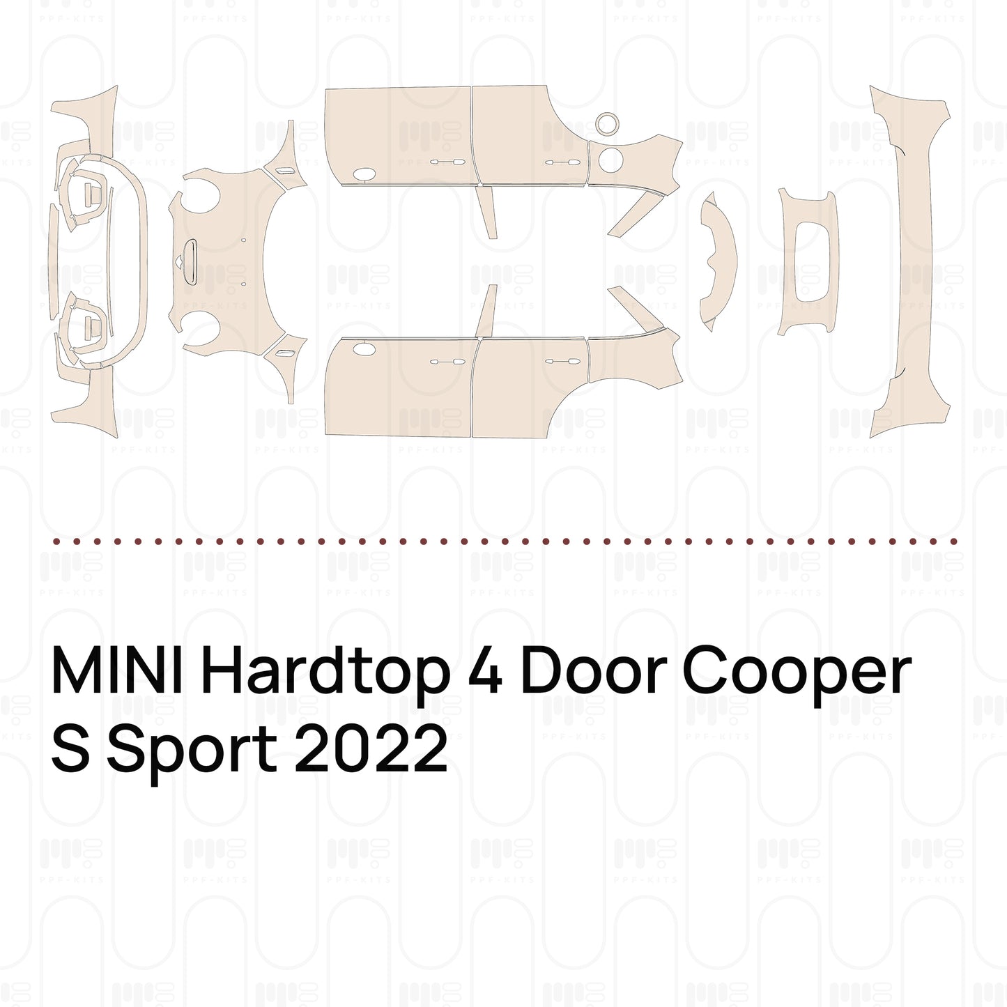 PPF prédécoupé MINI Hardtop 4 Door Cooper S Sport 2022