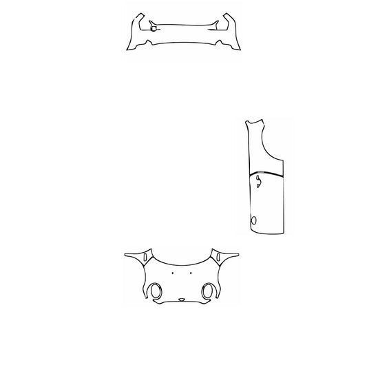 Pre-Cut PPF MINI MINI Convertible Cooper JCW Package 2016 - PPF-Kits