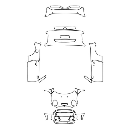 Pre-Cut PPF MINI MINI Convertible Cooper S Base 2022 - PPF-Kits