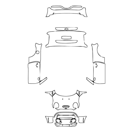 Pre-Cut PPF MINI MINI Convertible Cooper S Base 2024 - PPF-Kits
