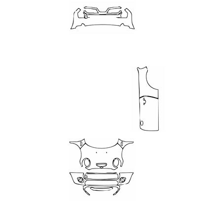 Pre-Cut PPF MINI MINI Convertible Cooper S JCW Package 2019 - PPF-Kits
