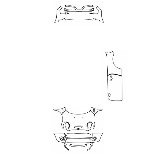 Pre-Cut PPF MINI MINI Convertible Cooper S JCW Package 2019 - PPF-Kits