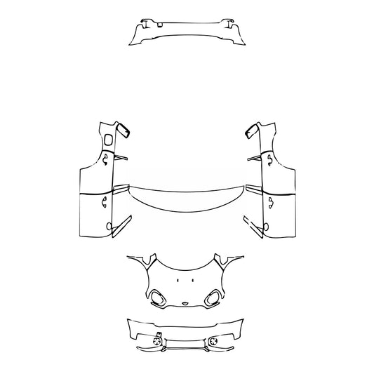 Pre-Cut PPF MINI MINI Countryman Cooper S 2018 - PPF-Kits