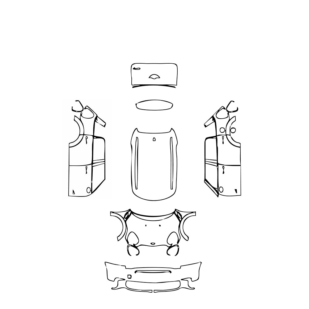 Pre-Cut PPF MINI MINI Countryman Cooper S All4 2013 - PPF-Kits