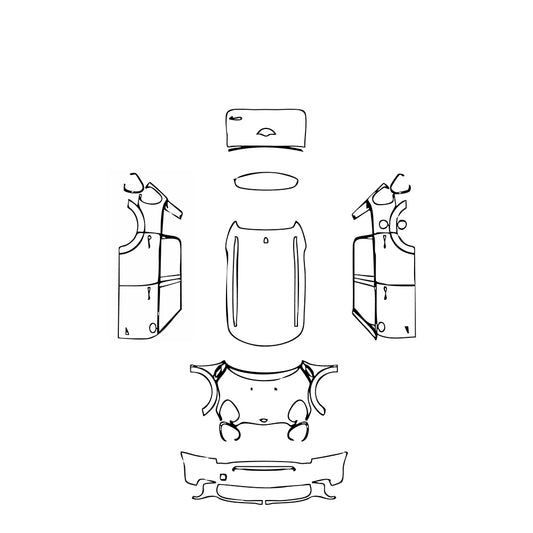 Pre-Cut PPF MINI MINI Countryman Cooper S All4 2014 - PPF-Kits