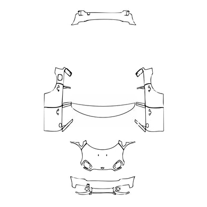Pre-Cut PPF MINI MINI Countryman Cooper S All4 2017 - PPF-Kits