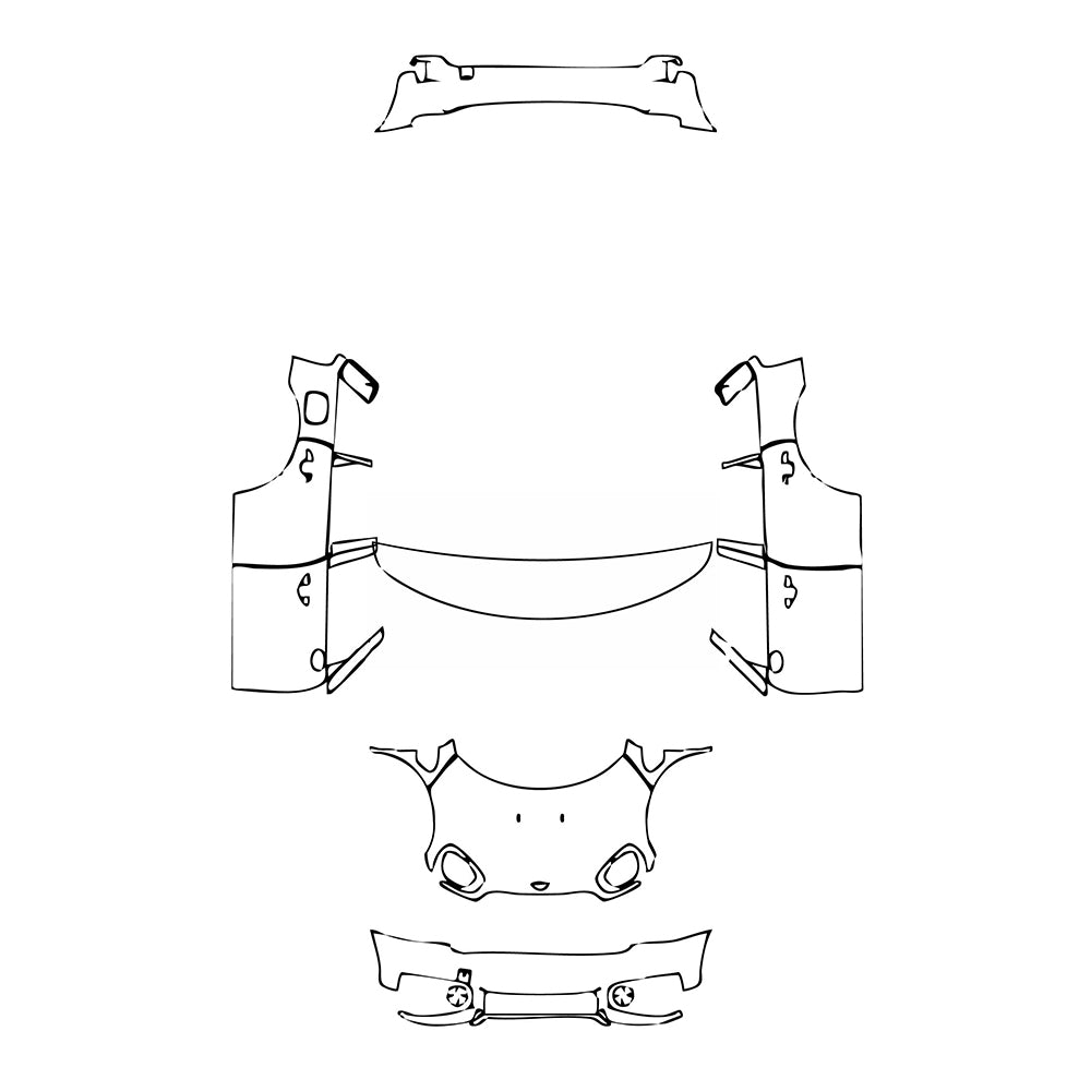 Pre-Cut PPF MINI MINI Countryman Cooper S All4 2018 - PPF-Kits