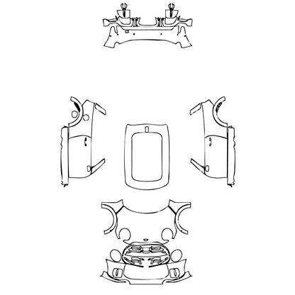 Pre-Cut PPF MINI MINI Hardtop 2 Door Cooper C Sport 2024 - PPF-Kits