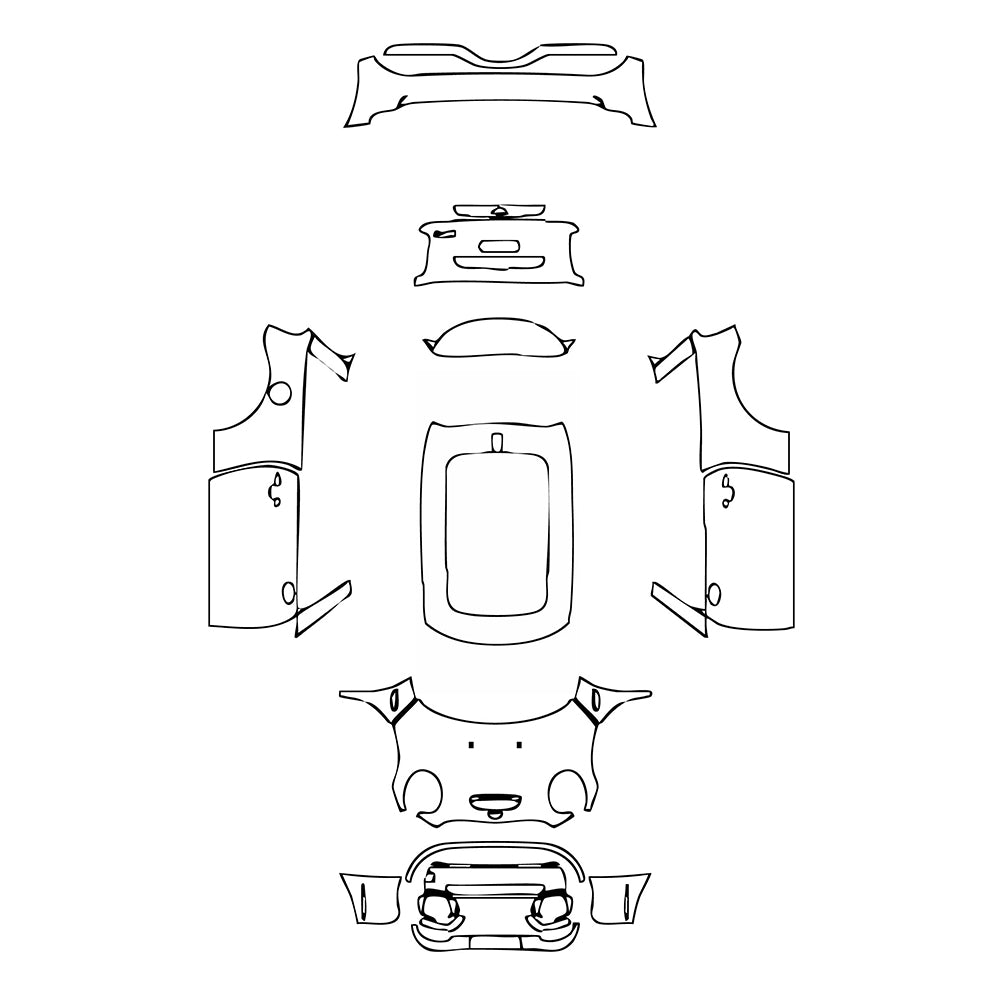 Pre-Cut PPF MINI MINI Hardtop 2 Door Cooper S Base 2023 - PPF-Kits