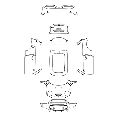 Pre-Cut PPF MINI MINI Hardtop 2 Door Cooper S Base 2023 - PPF-Kits