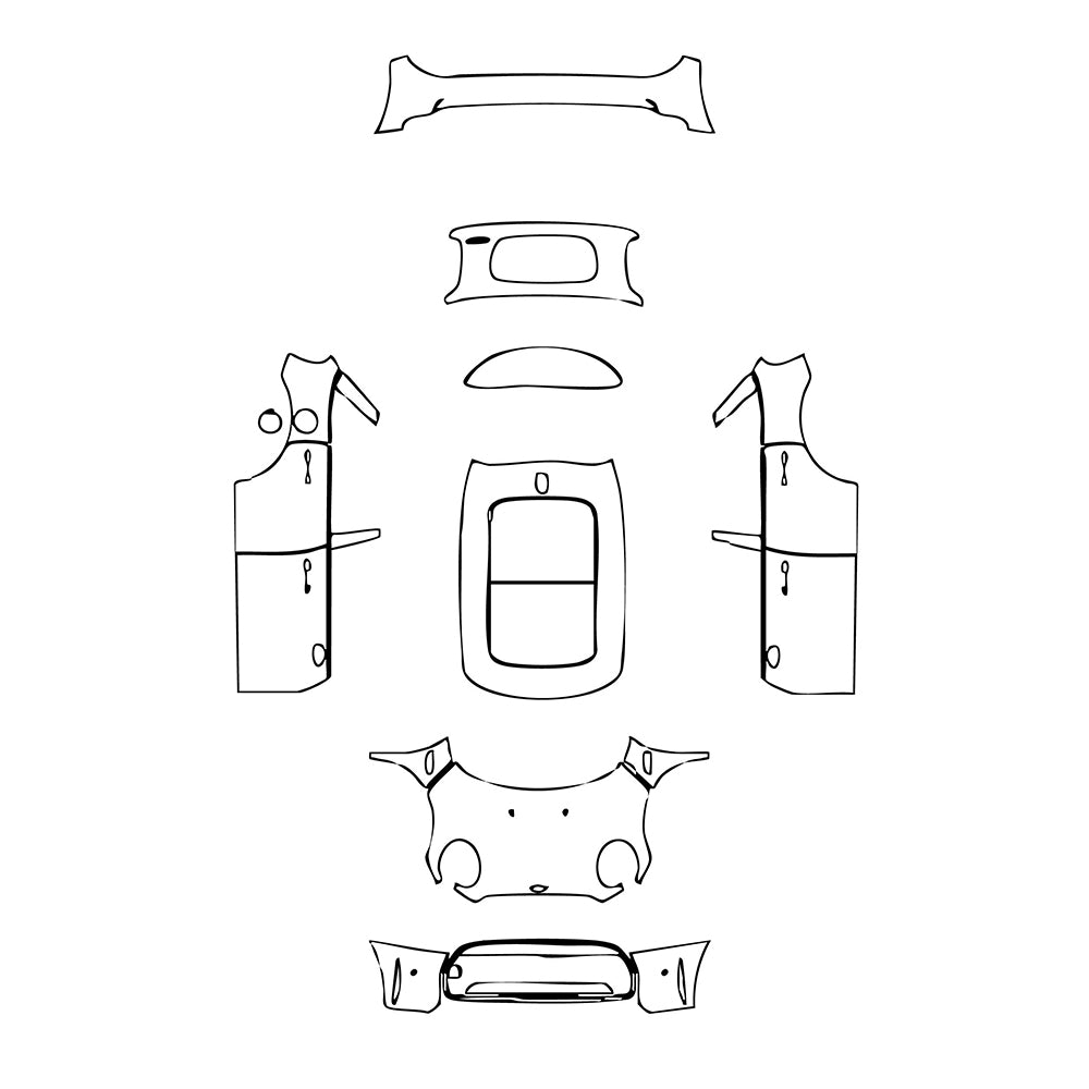 Pre-Cut PPF MINI MINI Hardtop 4 Door Cooper Base 2021 - PPF-Kits