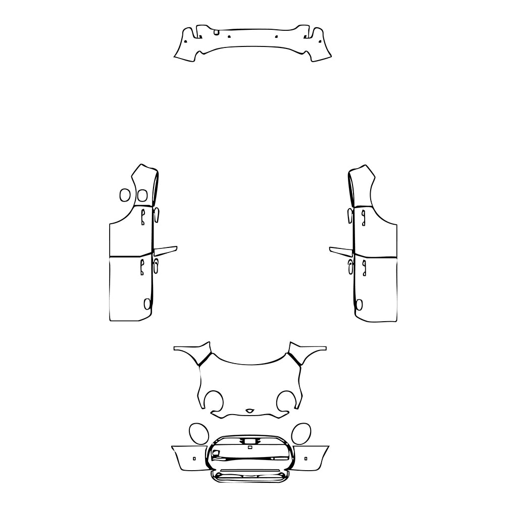 Pre-Cut PPF MINI MINI Hardtop 4 Door Cooper S Base 2025 - PPF-Kits