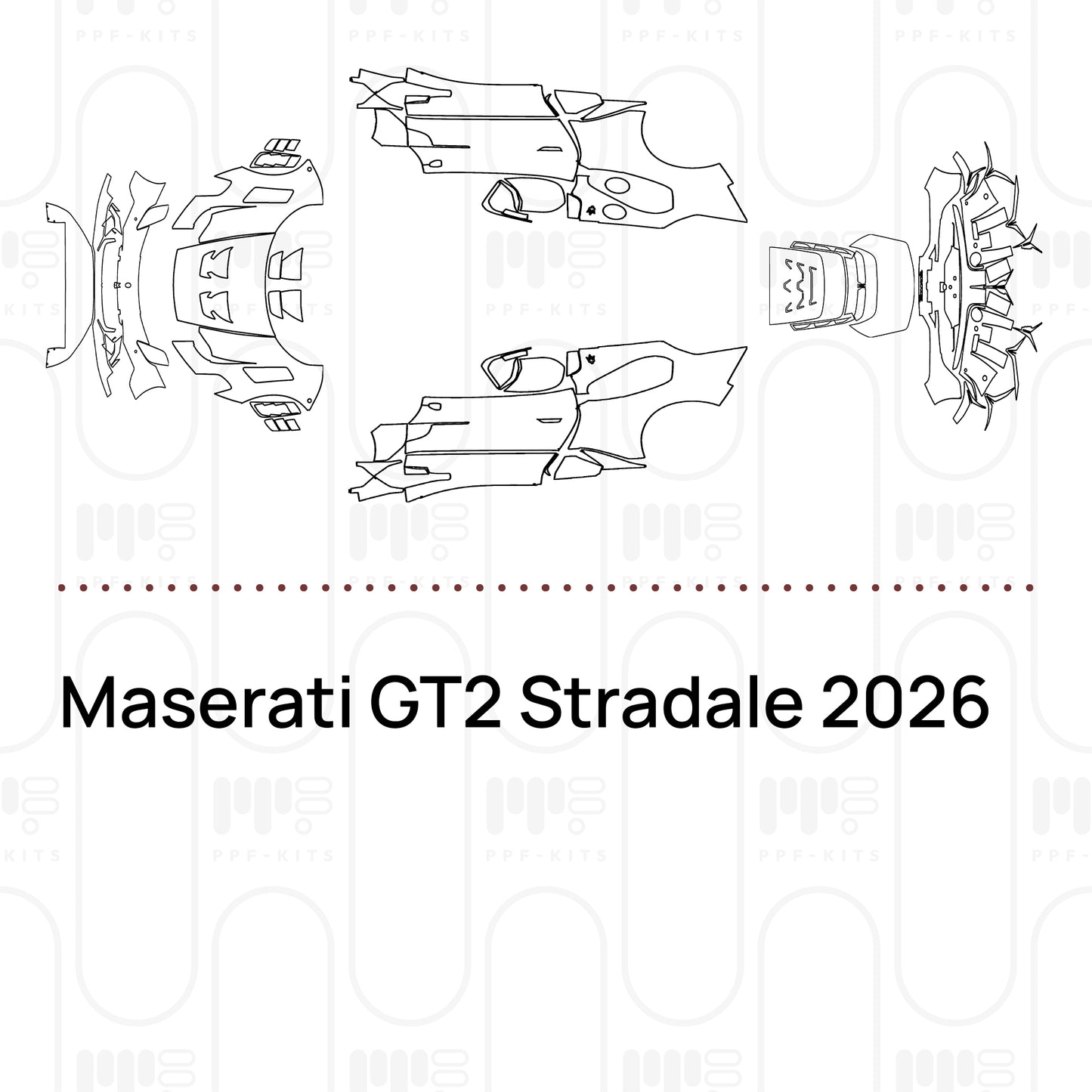 PPF prédécoupé Maserati GT2 Stradale 2026