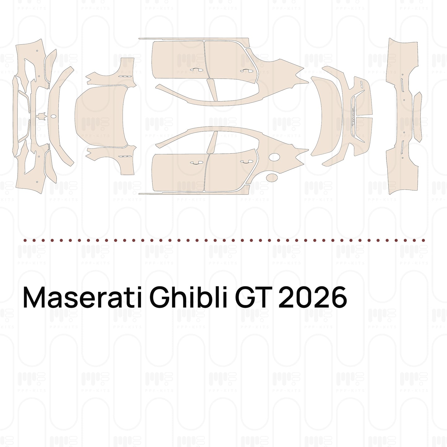PPF prédécoupé Maserati Ghibli GT 2026