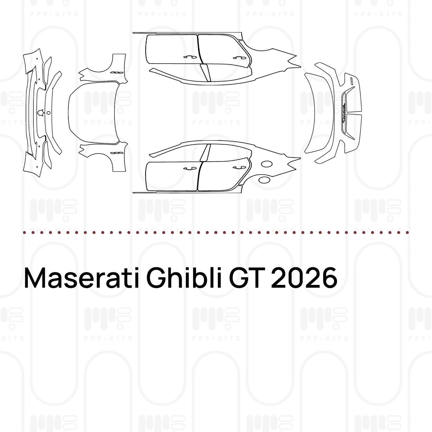 PPF prédécoupé Maserati Ghibli GT 2026