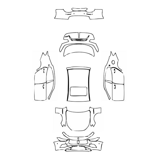 Pre-Cut PPF Maserati Ghibli Ghibli GranSport 2019 - PPF-Kits