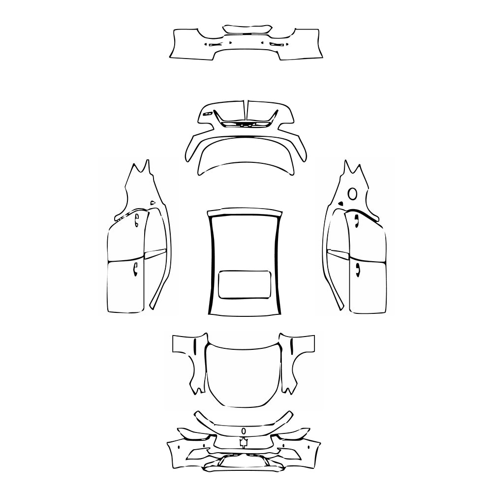 Pre-Cut PPF Maserati Ghibli Ghibli S GranSport 2021 - PPF-Kits