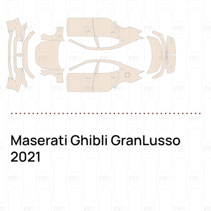 PPF prédécoupé Maserati Ghibli GranLusso 2021