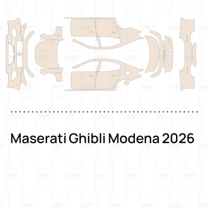 PPF prédécoupé Maserati Ghibli Modena 2026