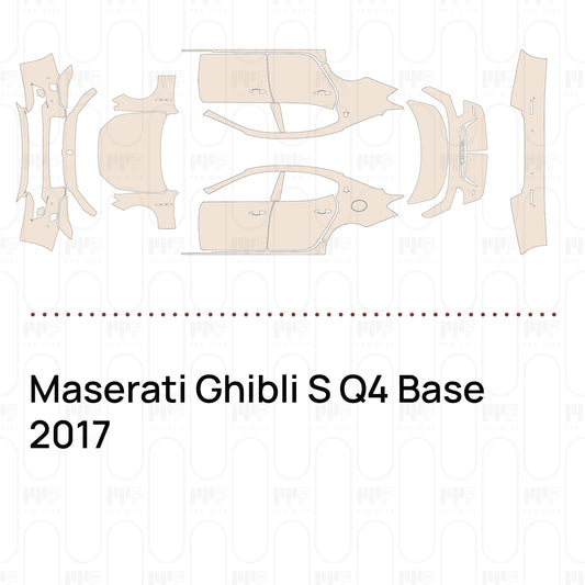 PPF prédécoupé Maserati Ghibli S Q4 Base 2017
