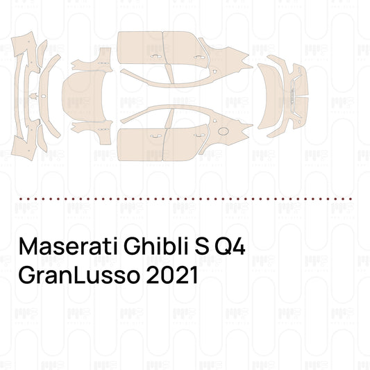 PPF prédécoupé Maserati Ghibli S Q4 GranLusso 2021