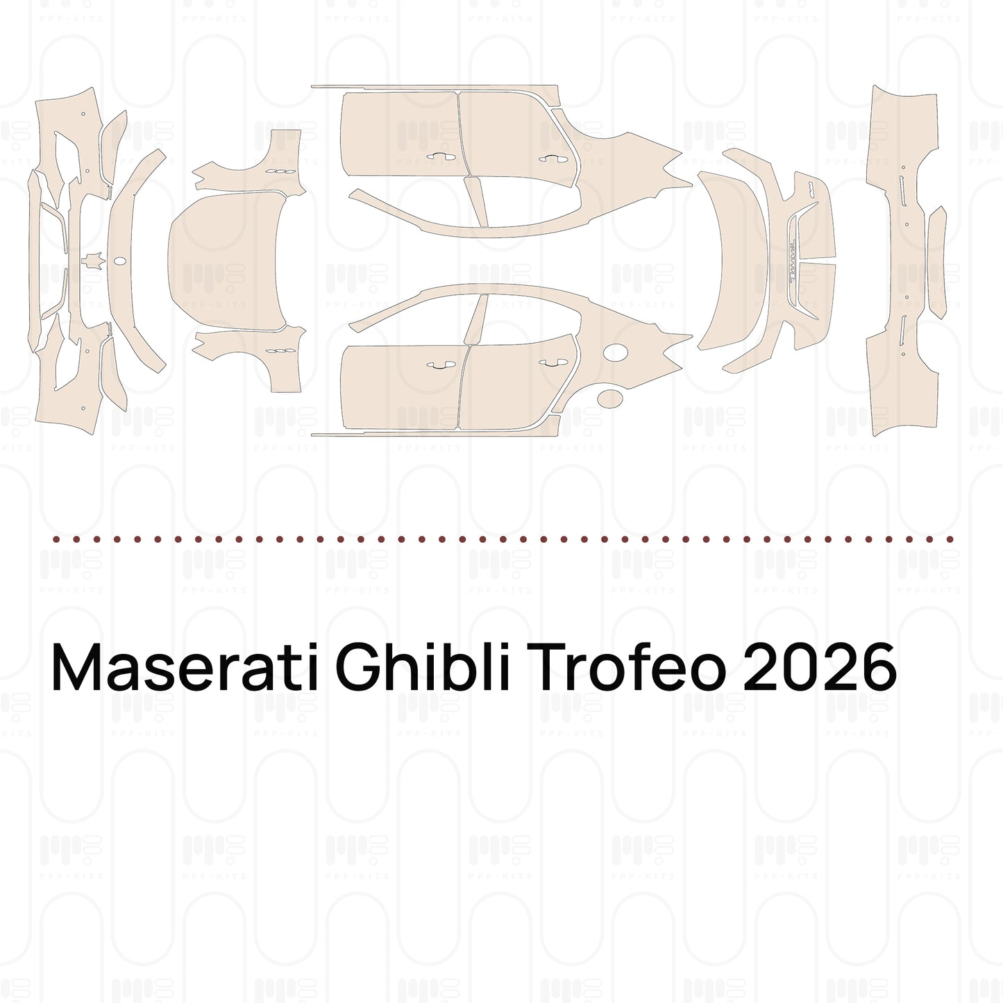 PPF prédécoupé Maserati Ghibli Trofeo 2026