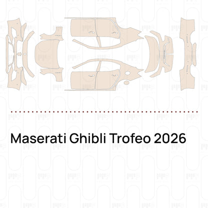 PPF prédécoupé Maserati Ghibli Trofeo 2026