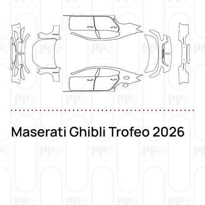 PPF prédécoupé Maserati Ghibli Trofeo 2026
