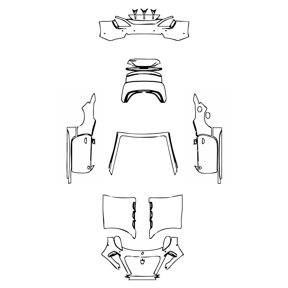 PPF prédécoupé Maserati GranCabrio Trofeo 2025